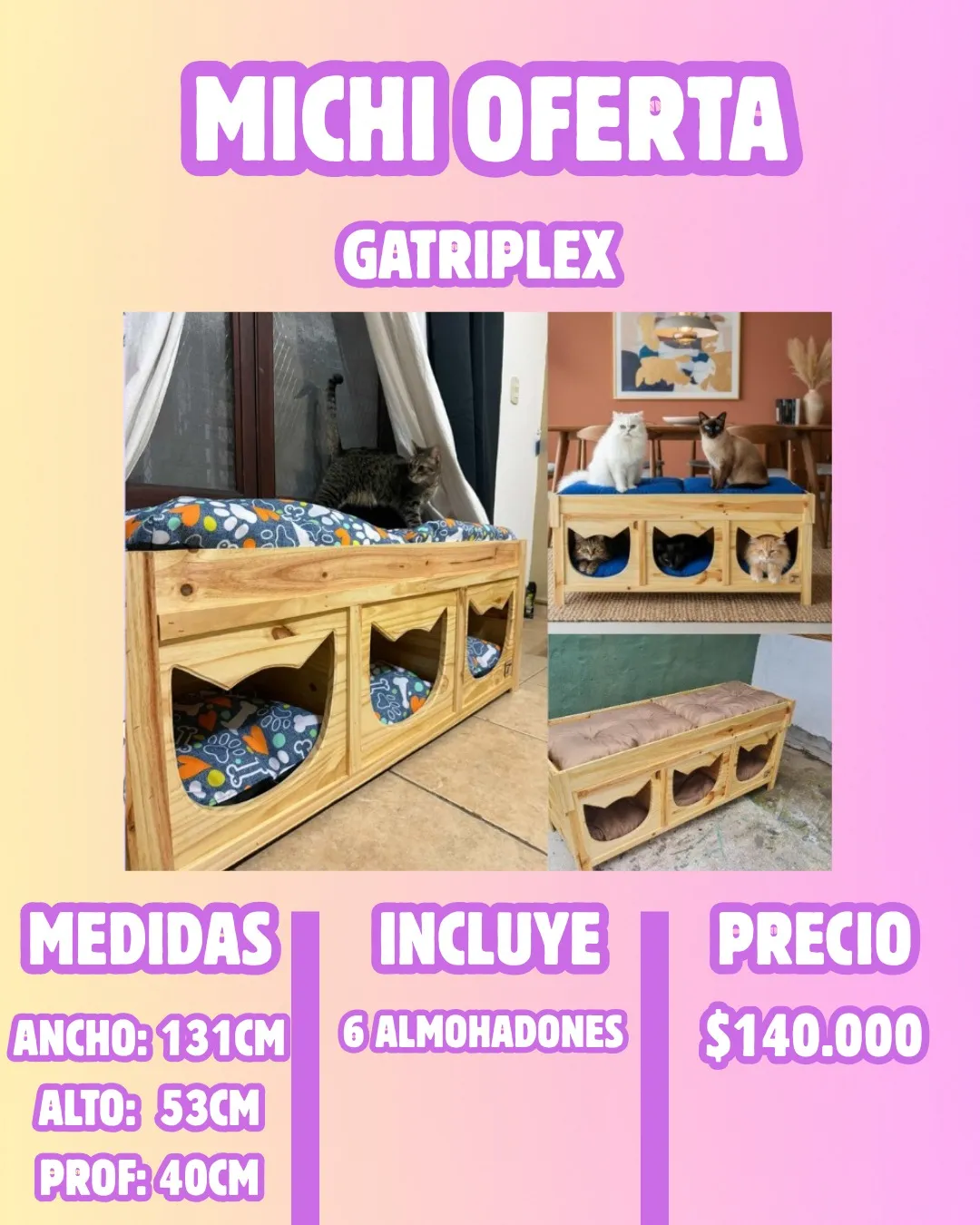 Gatriplex para gatos – El Shopping de los Bigotes
