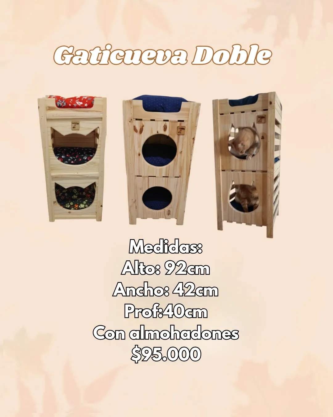 Gaticueva Doble para gatos – El Shopping de los Bigotes