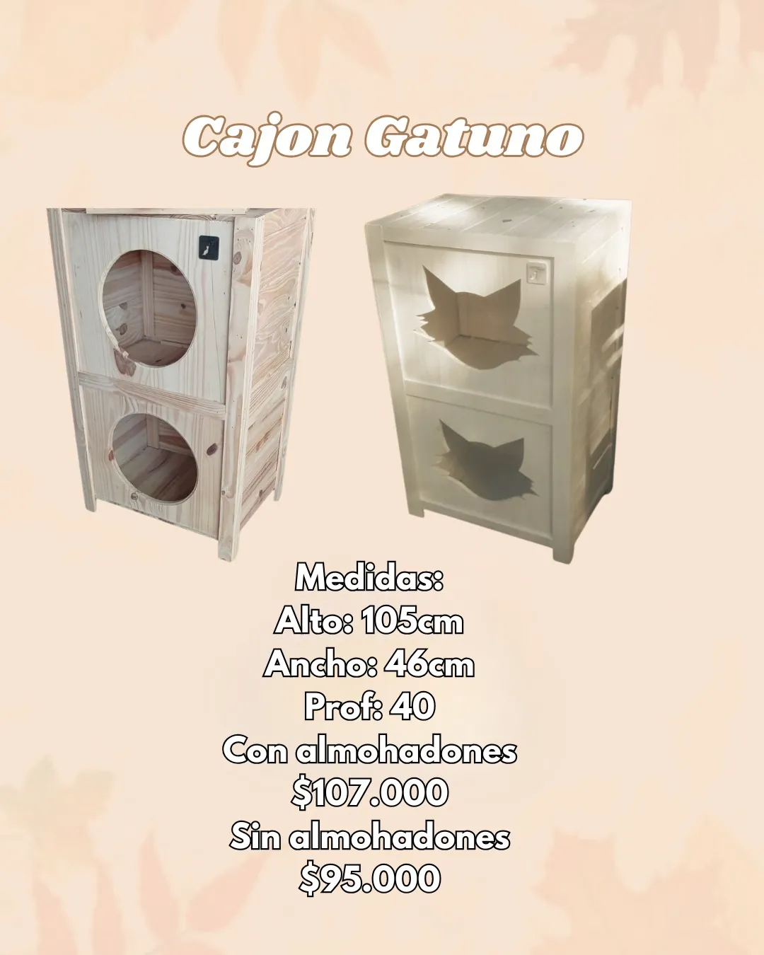 Cajón Gatuno artesanal – El Shopping de los Bigotes