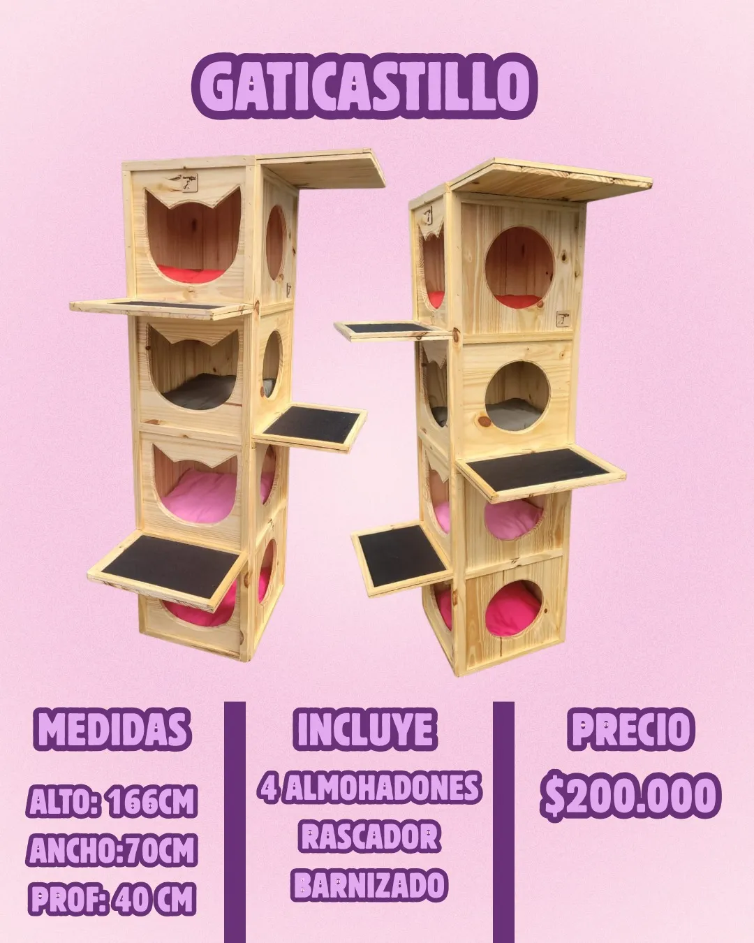 Gaticastillo para gatos – El Shopping de los Bigotes